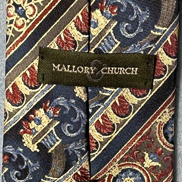 Bundle of 3 100% Silk Used Neckties Made in the USA. - Picture 4 of 5